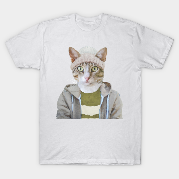 Hip Hop Cat Cat TShirt TeePublic